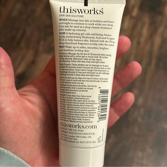 Thisworks deep sleep overnight face cleanser new never used - Picture 2 of 10